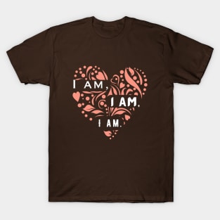 The Bell Jar quote by Sylvia Plath: I am, I am, I am. T-Shirt